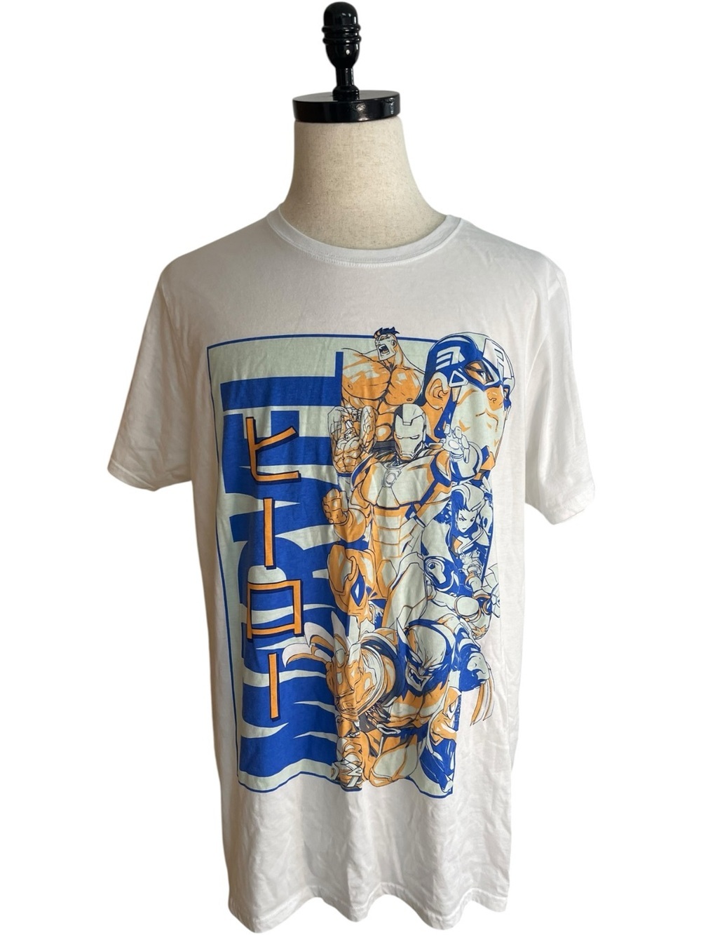 Marvel Comics Superhero T-Shirt White